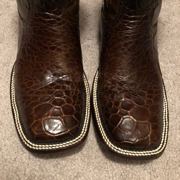 sea turtle square toe boots